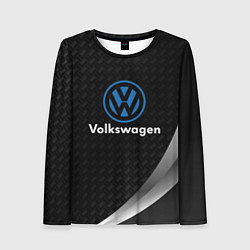 Женский лонгслив Volkswagen абстракция