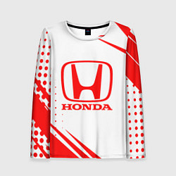 Лонгслив женский Honda - sport, цвет: 3D-принт
