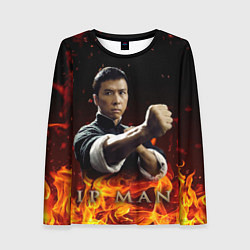 Женский лонгслив ИП МАН - в огне