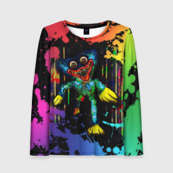 Лонгслив женский Poppy Playtime - Haggy Waggy color, цвет: 3D-принт