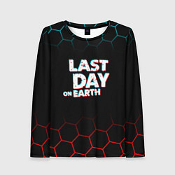 Лонгслив женский The last of us - соты, цвет: 3D-принт
