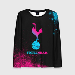 Женский лонгслив Tottenham - neon gradient