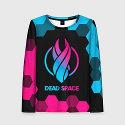 Женский лонгслив Dead Space - neon gradient