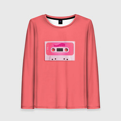 Лонгслив женский BTS cassette, цвет: 3D-принт