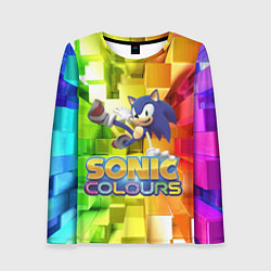 Лонгслив женский Sonic Colours - Hedgehog - Video game, цвет: 3D-принт