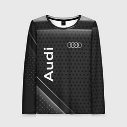 Лонгслив женский Audi карбон, цвет: 3D-принт