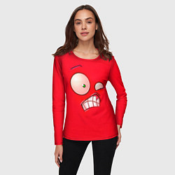 Лонгслив женский Plants vs Zombies - Перчик, цвет: 3D-принт — фото 2