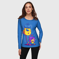 Лонгслив женский Чудики-монстрики, цвет: 3D-принт — фото 2