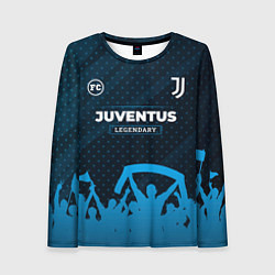 Лонгслив женский Juventus legendary форма фанатов, цвет: 3D-принт