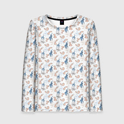 Лонгслив женский Пенис и растения, цвет: 3D-принт
