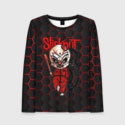 Лонгслив женский Slipknot объемные соты, цвет: 3D-принт
