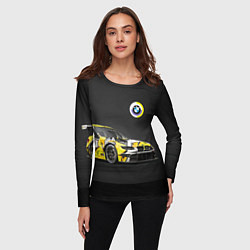 Лонгслив женский BMW Motorsport - Racing team, цвет: 3D-принт — фото 2