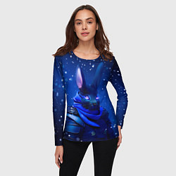 Лонгслив женский Кролик в доспехах, цвет: 3D-принт — фото 2