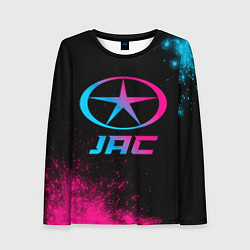 Женский лонгслив JAC - neon gradient