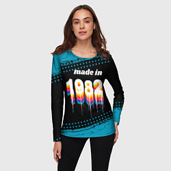 Лонгслив женский Made in 1982: liquid art, цвет: 3D-принт — фото 2