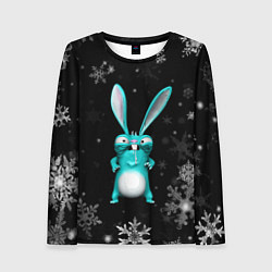 Женский лонгслив Cheeky rabbit celebrates the new year