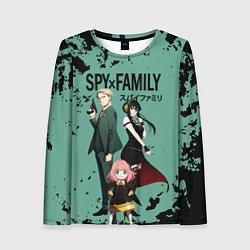 Лонгслив женский Spy family characters, цвет: 3D-принт