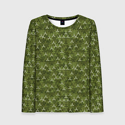 Лонгслив женский Милитари спиннер, цвет: 3D-принт