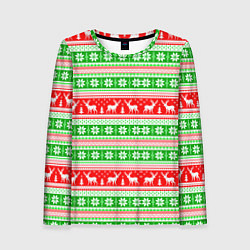 Женский лонгслив Deers patterns