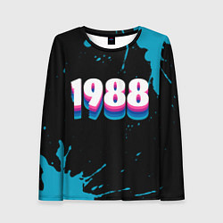 Женский лонгслив Made in 1988: vintage art