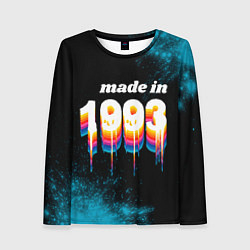Женский лонгслив Made in 1993: liquid art