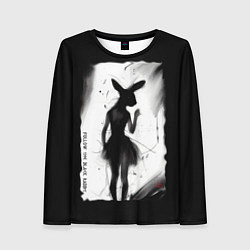 Женский лонгслив Крольчиха в юбке