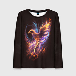 Лонгслив женский Алый Феникс, цвет: 3D-принт