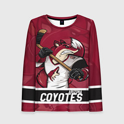 Женский лонгслив Arizona Coyotes маскот