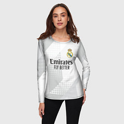 Лонгслив женский ФК Реал Мадрид, цвет: 3D-принт — фото 2