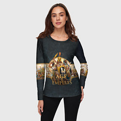Лонгслив женский Age of Empires Эпоха империй, цвет: 3D-принт — фото 2