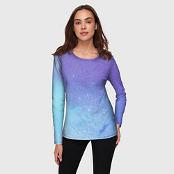Лонгслив женский Space fluid art, цвет: 3D-принт — фото 2
