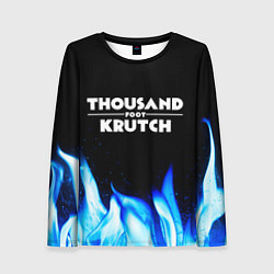 Лонгслив женский Thousand Foot Krutch blue fire, цвет: 3D-принт