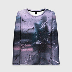 Лонгслив женский Пурпурный туман, цвет: 3D-принт