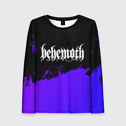 Лонгслив женский Behemoth purple grunge, цвет: 3D-принт