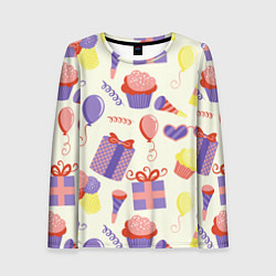 Лонгслив женский Holiday, цвет: 3D-принт