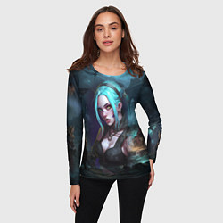 Лонгслив женский Jinx art fantasy, цвет: 3D-принт — фото 2