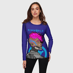 Лонгслив женский RimWorld персонаж, цвет: 3D-принт — фото 2