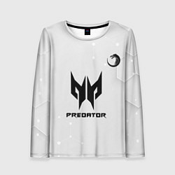 Женский лонгслив TNC Predator white