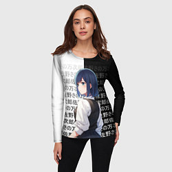 Лонгслив женский Аканэ Курагава - Дитя айдола, цвет: 3D-принт — фото 2