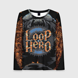 Лонгслив женский Герой и Лич - Loop hero, цвет: 3D-принт