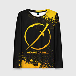 Женский лонгслив Akame ga Kill - gold gradient