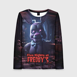 Лонгслив женский Five Nights at Freddys Bonnie, цвет: 3D-принт