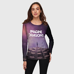 Лонгслив женский Imagine Dragons обложка альбома Night Visions, цвет: 3D-принт — фото 2