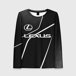 Лонгслив женский Lexus - white line, цвет: 3D-принт
