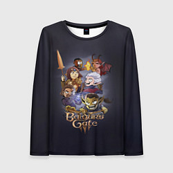 Лонгслив женский Спутники Baldurs Gate 3, цвет: 3D-принт