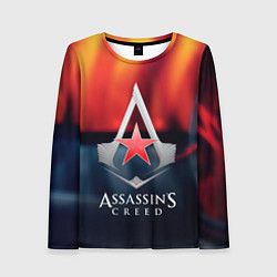Лонгслив женский Assassins Creed ussr, цвет: 3D-принт