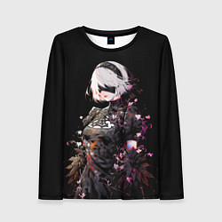 Лонгслив женский 2b from nier automata, цвет: 3D-принт