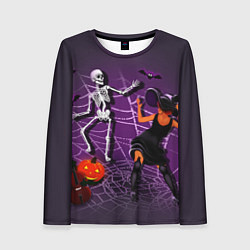Женский лонгслив Halloween Party October 30