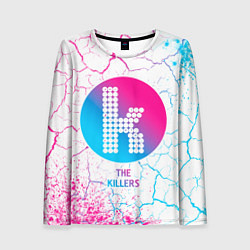 Женский лонгслив The Killers neon gradient style