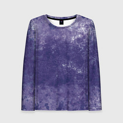 Лонгслив женский Абстракция - violet color background, цвет: 3D-принт